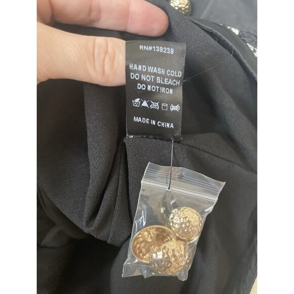 TUCKERNUCK Pomander Place Houndstooth Coco Tweed Bow Dress Size XXL - Picture 7 of 9